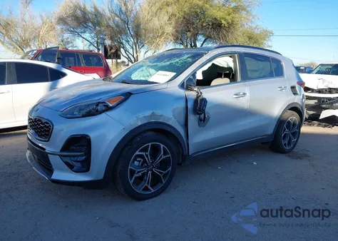 2020 Kia Sportage Sx Turbo из США, поврежденный, VIN KNDPR3A67L7754629